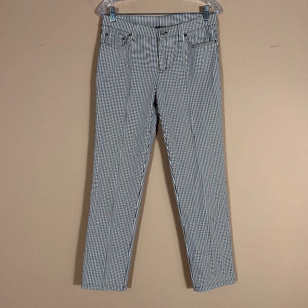 Worth New York Striped Black/White Pants
